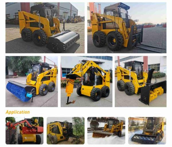 skid steer loader with attachments