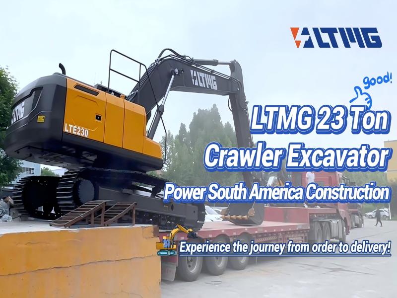 LTMG 23-ton crawler excavators shipped to Mexico