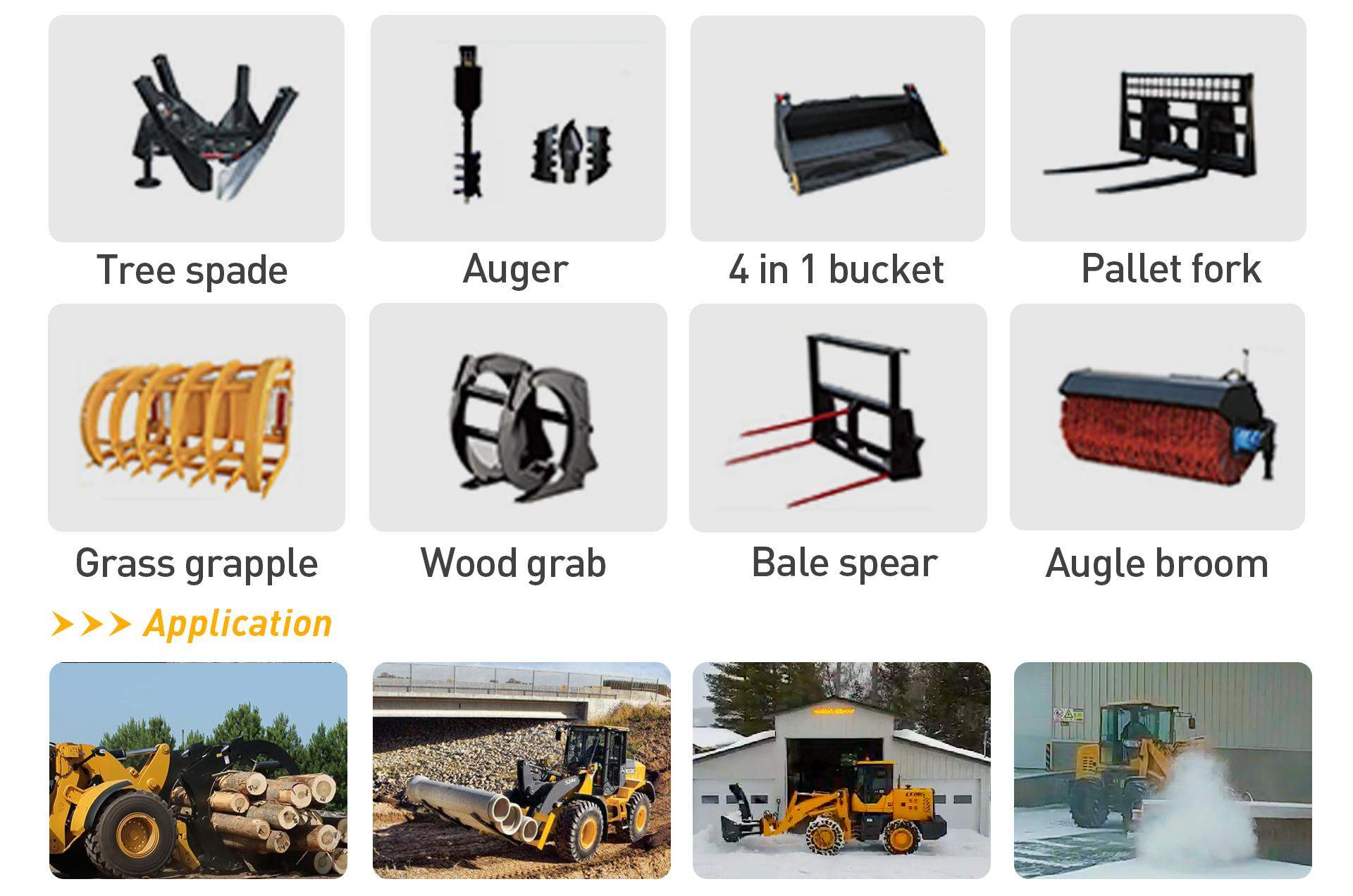 Attachments for 5 Ton Wheel Loader 5 Ton Wheel Loader